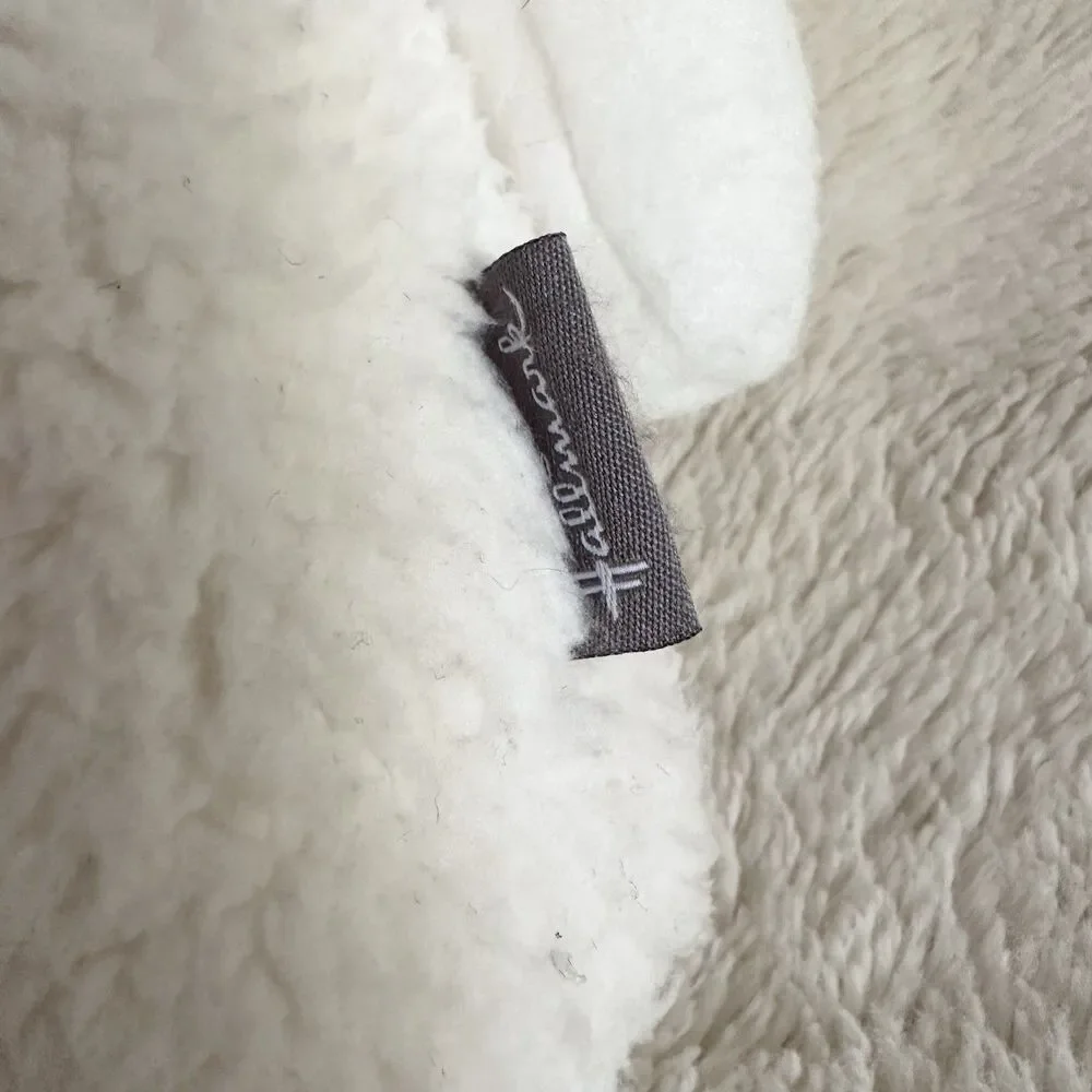 Hallmark Sherpa Lamb 15” Off White Cream Bean Bag Plush Stuffed Animal